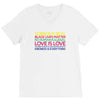 Anti Trump Science is Real Black Lives Matter T shirt V-Neck Tee