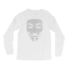 v for vendetta mask guy fawkes cool girls womens cotton t shirt dw01 Long Sleeve Shirts