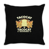 tacocat Throw Pillow