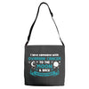 I Love Someone with Ovarian Cancer to The Moon and Back to Infinity Adjustable Strap Totes