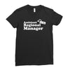 assistant (to the) regional manager Ladies Fitted T-Shirt