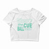snooker where's the cue ball going Crop Top