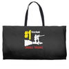 double trouble rocket ride Weekender Totes