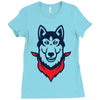Siberian Husky Ladies Fitted T-Shirt