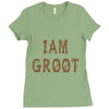 I am Groot Ladies Fitted T-Shirt