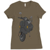 classic scooter Ladies Fitted T-Shirt