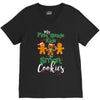 my first grade kids are smart cookies V-Neck Tee