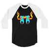 high tooths with joint 3/4 Sleeve Shirt