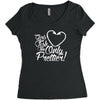 girls fish too only prettier Women's Triblend Scoop T-shirt