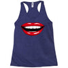 lips red Racerback Tank