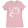 cheshire cat alice in wonderland funny Ladies Fitted T-Shirt