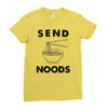 send noods Ladies Fitted T-Shirt