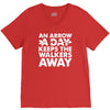 an arrow a day zombie dary V-Neck Tee
