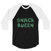 Snack Queen 3/4 Sleeve Shirt