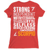 Strong Independent Motivated Scorpio Ladies Fitted T-Shirt