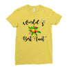 world's best aunt Ladies Fitted T-Shirt
