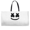 marshmello face Weekender Totes
