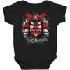 samurai mask of doom Baby Bodysuit