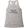 Flee You Idiot Racerback Tank