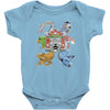 hidden temple Baby Bodysuit