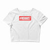 meninist hashtag Crop Top