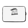 my lashes Laptop sleeve