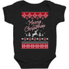 merry christmas ugly christmas sweater Baby Bodysuit