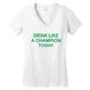 drink like Women's V-Neck T-Shirt