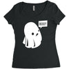 boo (2) Women's Triblend Scoop T-shirt