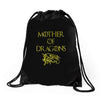 mother of dragons Drawstring Bags