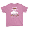 daddy and daughter  always heart to heart Youth Tee