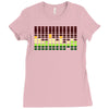 sound activated flashing light Ladies Fitted T-Shirt