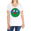who watches the pizza Ladies Curvy T-Shirt