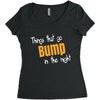 bump in the night Women's Triblend Scoop T-shirt