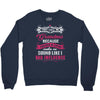 they call me grandma partner in crime. Crewneck Sweatshirt