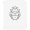 lion face lines Mousepad