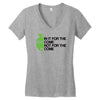 in it for the outcome Women's V-Neck T-Shirt
