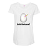 is it Unicorn Maternity Scoop Neck T-shirt