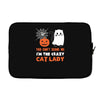 i'm the crazy cat lady Laptop sleeve