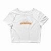 leave me alone talking to my cat today Crop Top