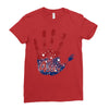 july 4 Ladies Fitted T-Shirt