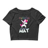 UNICORN ARE BORN IN MAY Crop Top