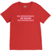 on wednesdays we smash the patriarchy V-Neck Tee