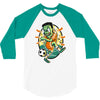 frankenstein soccer 3/4 Sleeve Shirt