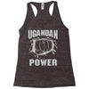 uganda power Racerback Tank