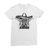 amigo cowboy Ladies Fitted T-Shirt