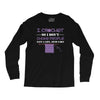 i crochet so i don't choke people save a life, send yarn Long Sleeve Shirts