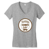 HAPPY FATHER DAY Women's V-Neck T-Shirt