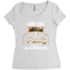 june  girl is a perfect combination of princess and warrior Women's Triblend Scoop T-shirt