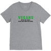 Vegans We're Not Crazy We're Just From The Future V-Neck Tee